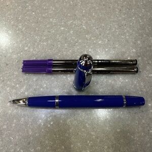Cross Roller Ball Pen with 2 Refills